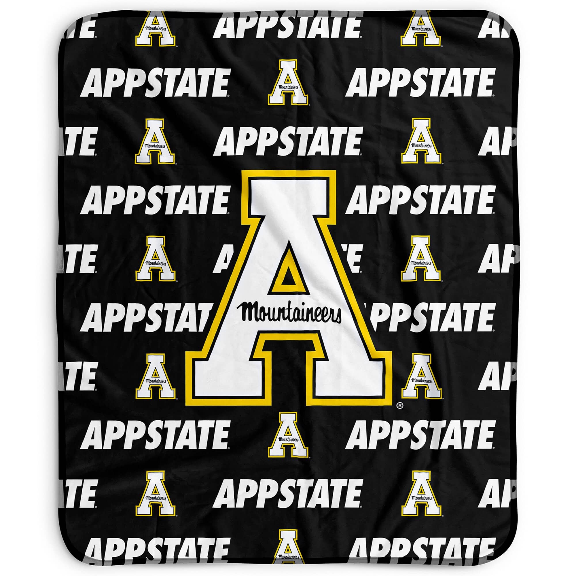 Pegasus - Appalachian State Mountaineers 50" x 60" Repeat Wordmark Fleece Blanket - Multicolor