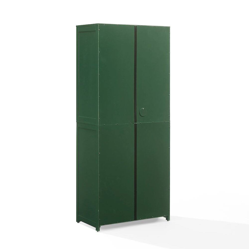 Back. Crosley Furniture - Savannah Tall Kitchen Storage Pantry - Hunter Green.