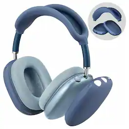 Kitcheniva - Soft Silicone Protective Case For AirPods Max Headphones Dark Blue