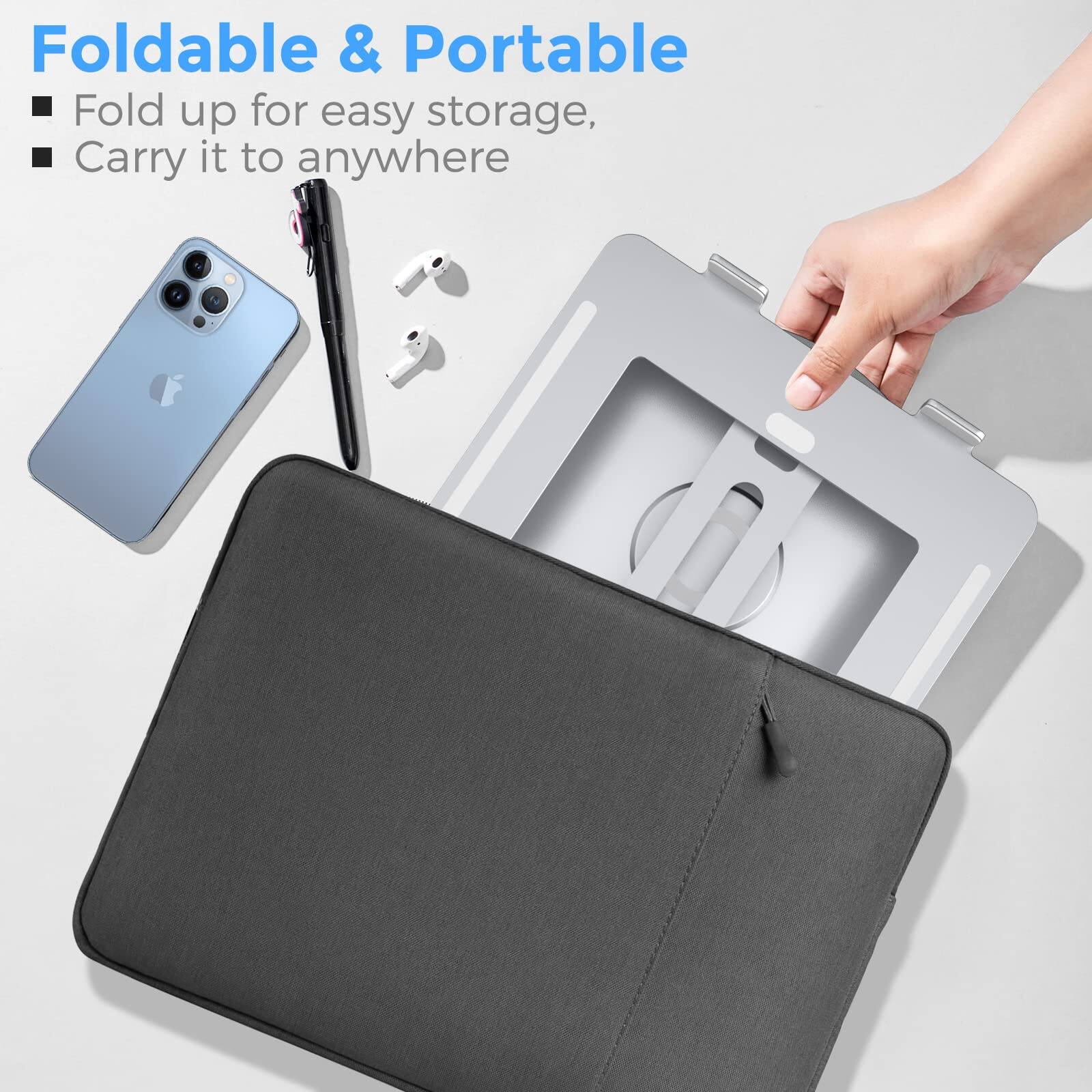 Foldable & Portable  
- Fold up for easy storage.  
- Carry it to anywhere