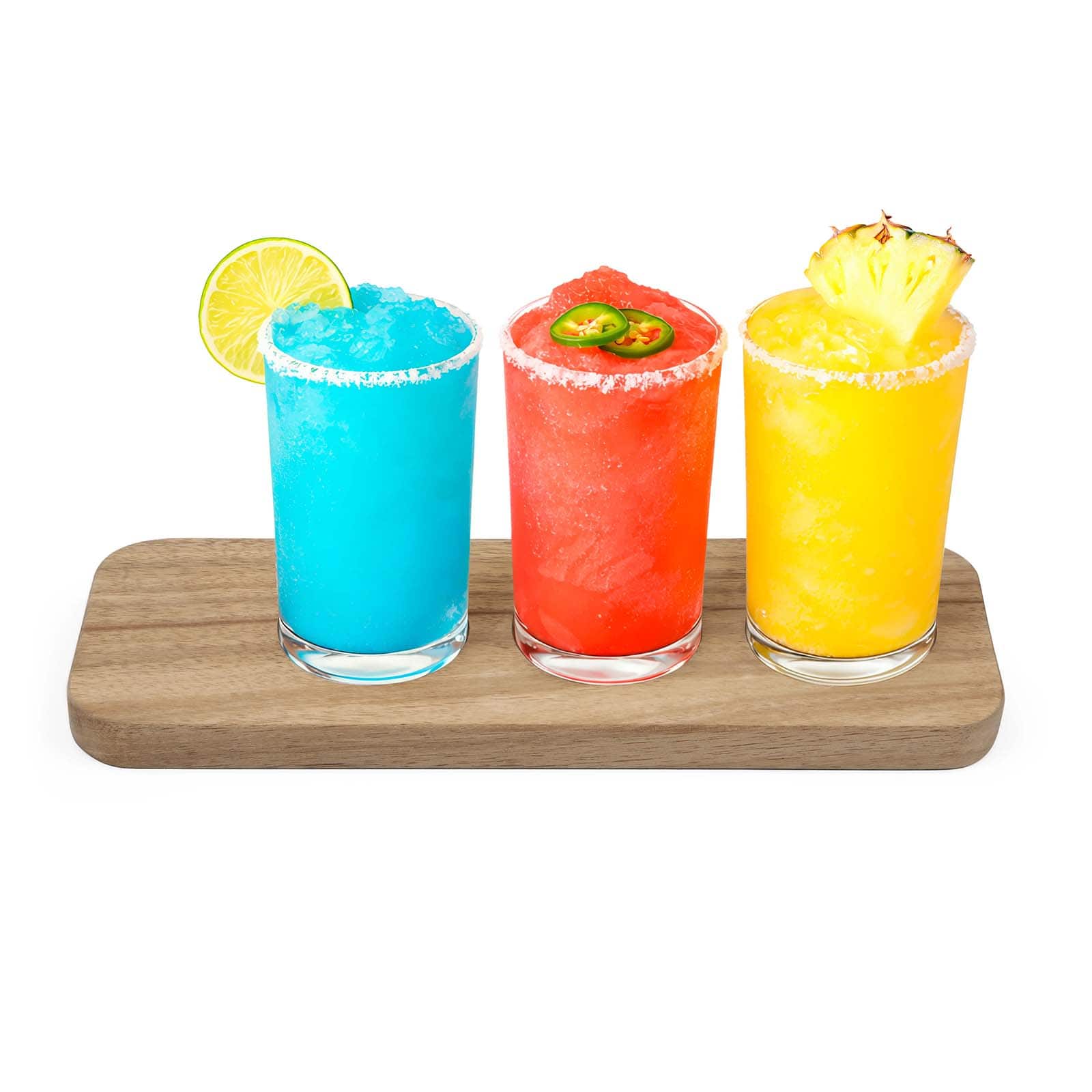 Final Touch - 4 Piece Margarita and Frozen Drink Flight Tasting Set - Brown price history on PriceWatchPro