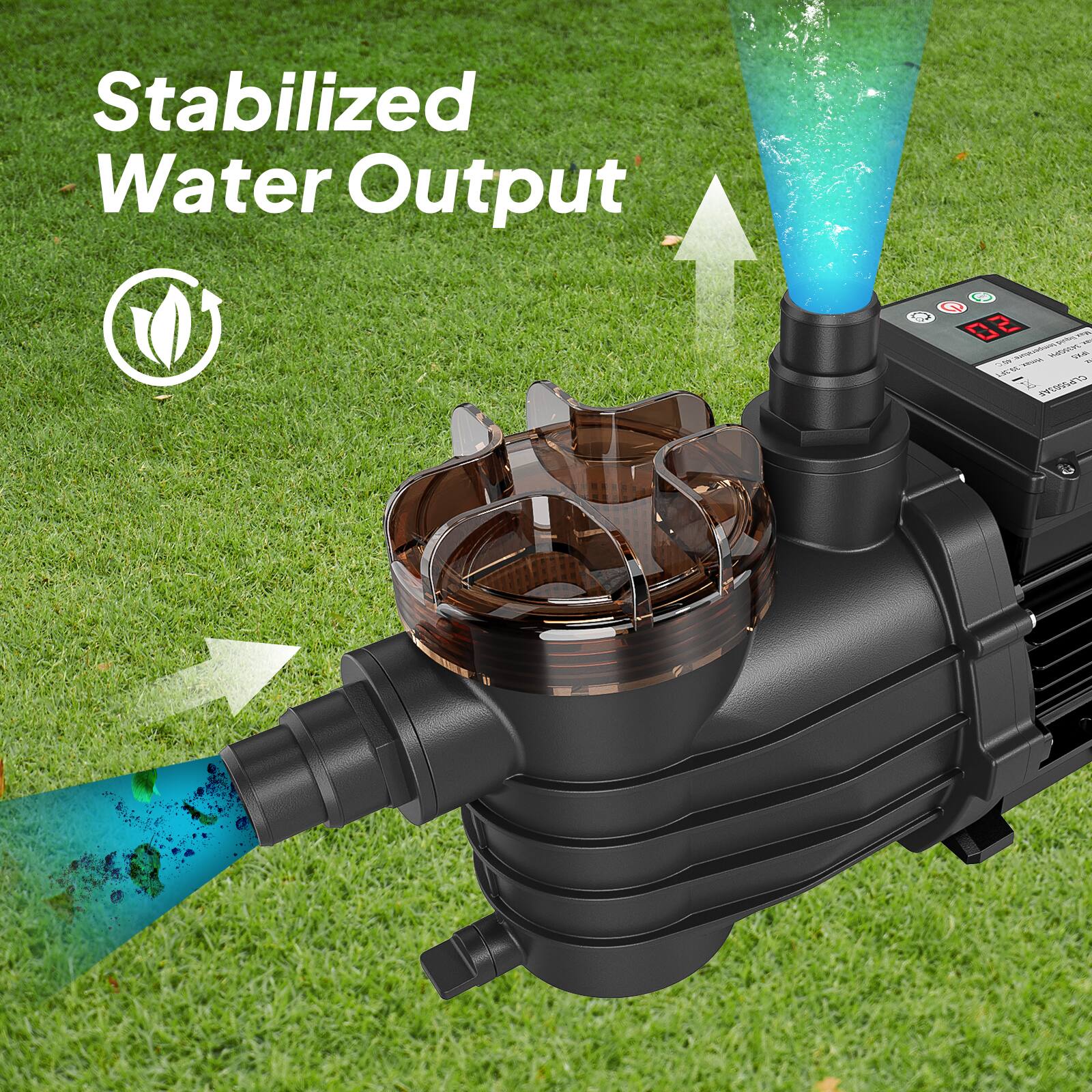 Stabilized Water Output  
G 02 pumping  
FR - 24150PM  
.33.3FT 45C  
Manas LA'SE CLP5503AF