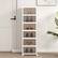 Alt View 11. Costway - 6-Tier Stackable Plastic Storage Bins Storage Bin Organizer with Lids & Doors - White.