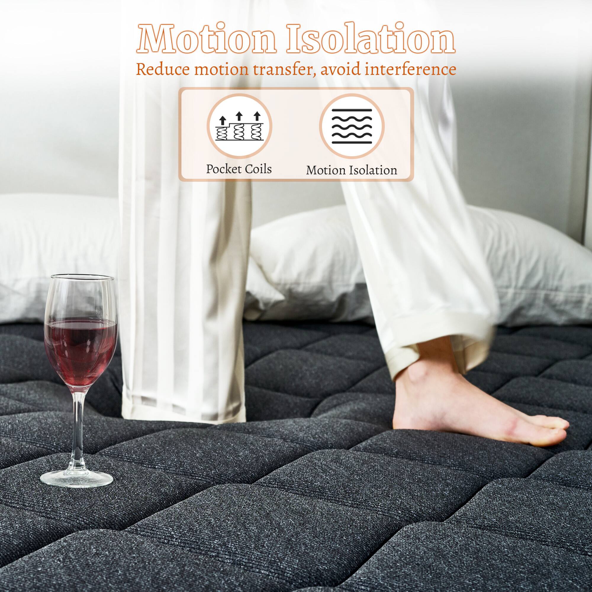 Motion Isolation  
Reduce motion transfer, avoid interference  

Pocket Coils  
Motion Isolation