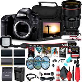 EOS 5DS R DSLR Camera (Body Only) (0582C002) + Canon Lens + More Bundle (International Version)