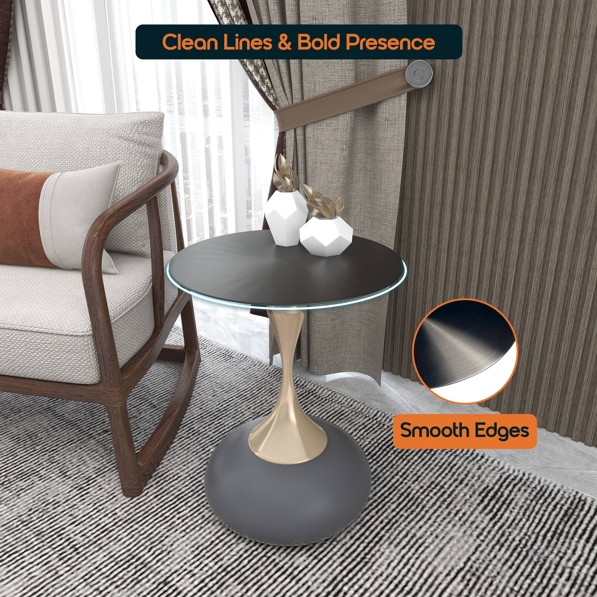 Clean Lines & Bold Presence  
Smooth Edges