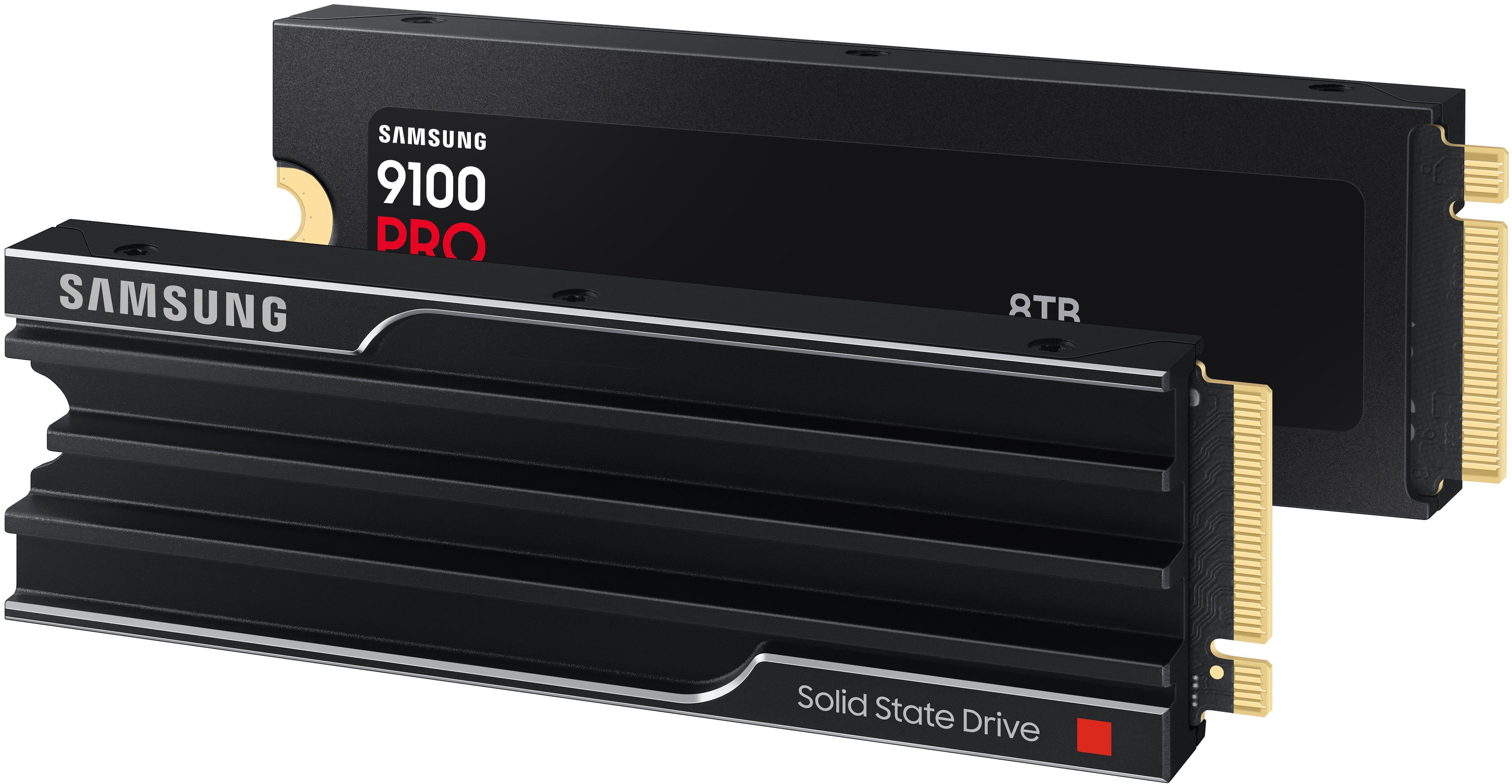 Samsung SSD 9100 PRO with Heatsink 8TB Internal SSD, PCIe 5.0x4 M