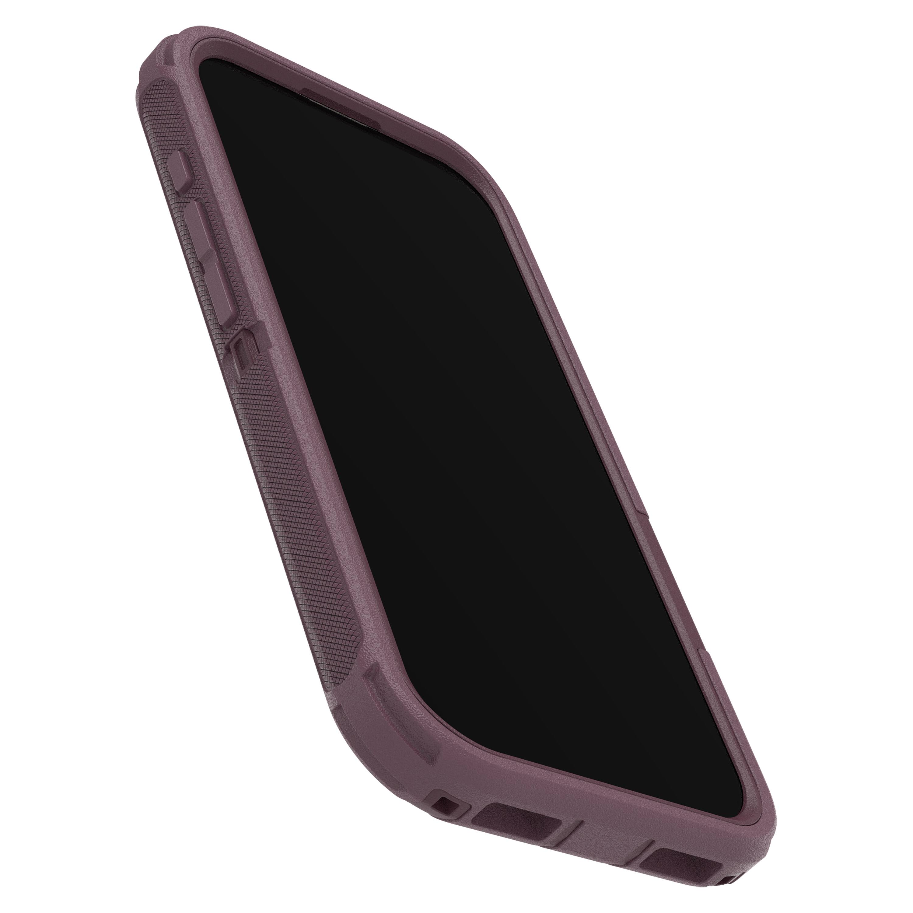 Left. OtterBox - Defender Series Pro Hard Shell for Apple iPhone 17 - Purple.