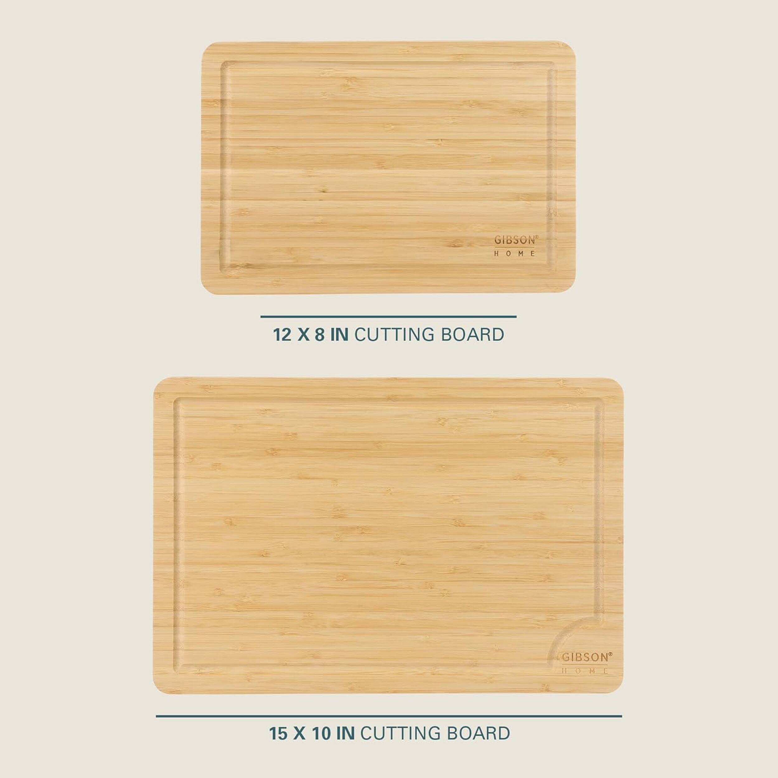 GIBSON HOME 12 X 8 IN CUTTING BOARD  
GIBSON HOME 15 X 10 IN CUTTING BOARD