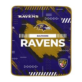 Pegasus - Baltimore Ravens 60" x 72" Game Tech Ultra Cozy Blanket - Multicolor