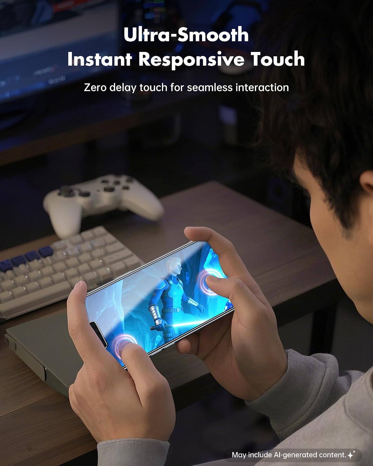 Ultra-Smooth Instant Responsive Touch  
Zero delay touch for seamless interaction  
May include AI-generated content.