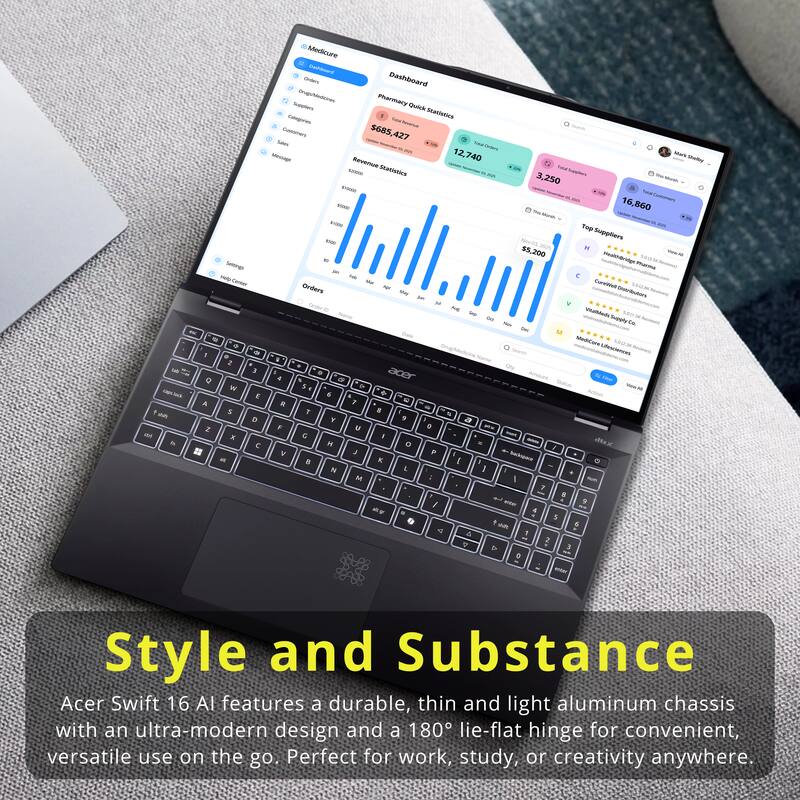 Semung - - ~ - - I - 2 - if 3 O Io 1 E A  S -n E 2 - x -  = - Mesticure Fuddwd - Dashboard OngnMotones Phanmacy Igptere Quick -p - Seatiotica - - $685.427 S - - I - Mws - Reverse 12,740 St  - - Starccs - - - - 3,250 - - - - i - - - 16,860 - - - - - THe Suppllers - an - $5.200 maaraago - -.. -arma - - Oeders - -s - -as 1 nttn sautte - Supty - da MediCore - Ciesiences . acer 4 d - - . R 7 7 . I - F  a F  a -. a . - H D - V J P  K I becopaie IN E J a N 1 2 . 2 -  A. - . 4 5 1 um  a   ! 3 o - Style and Substance Acer Swift 1