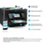 1. 25 ISO ppm black, 12 ISO ppm color* EPSON
2. 2-sided printing; 35-page ADF
3. 250-sheet paper capacity
4. 4.3" color touchscreen
5. Tablet/smartphone printing* plus Epson Smart Panel" App
6. Low energy consumption
7. Mobilo device not included
8. Scroll down to "From the manufacturer" to learn more.
9. Based on comparing manufacturers' reported TC values of the best-selling, similarly featured color laser printers priced about $999 (USD) or less with print speeds of 40 ppm or less as of February 2020.
10. Requires Epson Smart Panel app download and a compatible smart device. Data usage fees may apply. For more information, please visit Epson.com/support