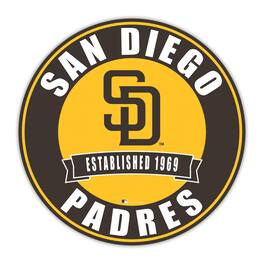 Fan Creations - San Diego Padres 24" Circle with Banner - Multicolor