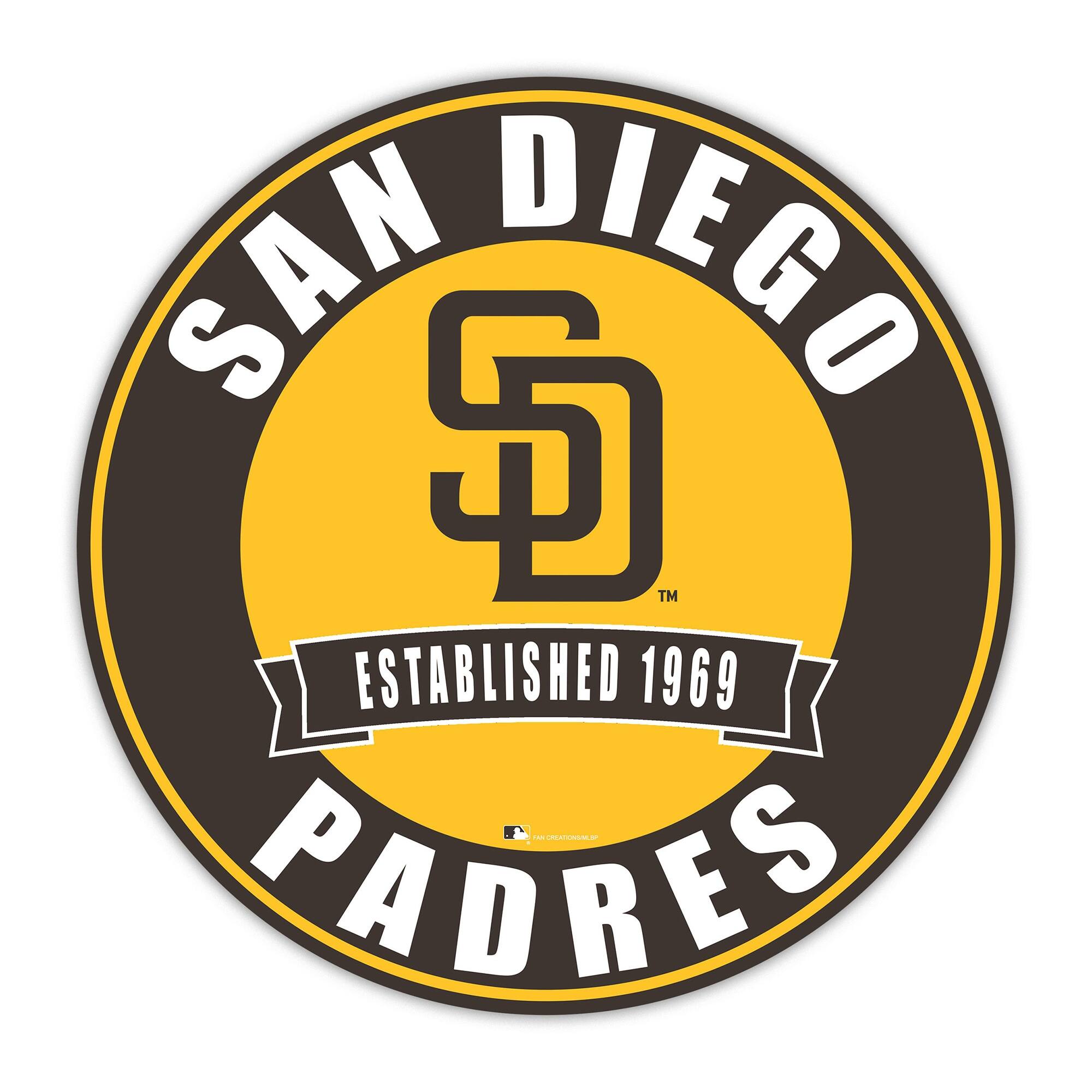 San Diego Padres 24" Circle with Banner