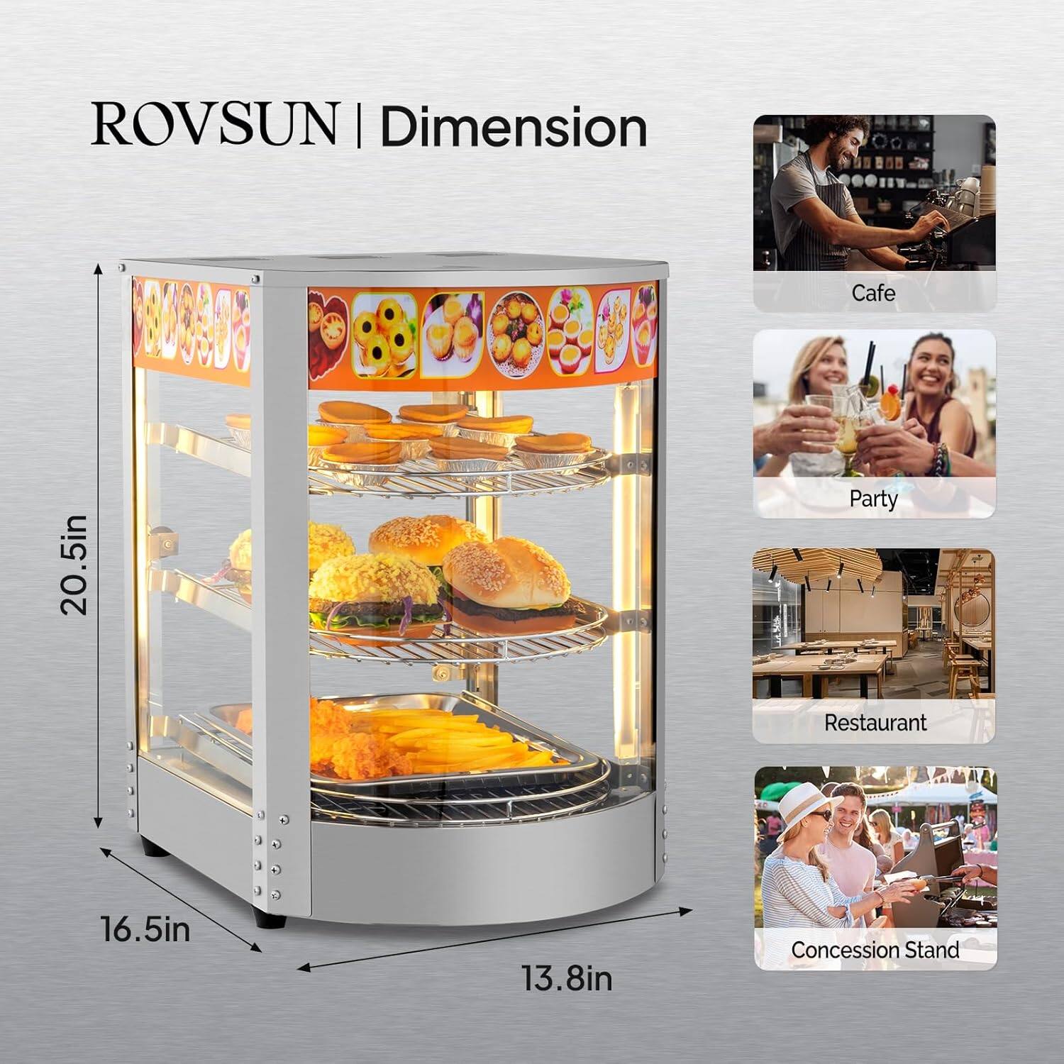 ROVSUN | Dimension

- Cafe
- Party
- Restaurant
- Concession Stand

Dimensions:
- Height: 20.5in
- Width: 16.5in
- Depth: 13.8in