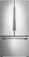 Samsung - 25.5 Cu. Ft. French Door Refrigerator with Internal Water Dispenser - Stainless Steel - Front_Zoom