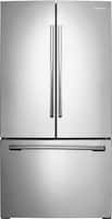 Samsung - 25.5 Cu. Ft. French Door Refrigerator with Internal Water Dispenser - Stainless steel - Front_Standard