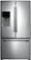 Front. Samsung - 24.6 cu. ft. French Door Refrigerator with Thru-the-Door Ice and Water - Stainless Steel.