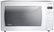 Front. Panasonic - 2.2 Cu. Ft. Family-Size Microwave - White.