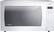 Front. Panasonic - 2.2 Cu. Ft. Family-Size Microwave - White.