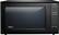 Front. Panasonic - 2.2 Cu. Ft. Family-Size Microwave - Black.