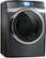 Angle Standard. Samsung - 7.5 Cu. Ft. 14-Cycle Steam Electric Dryer - Onyx.