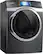 Angle Standard. Samsung - 7.5 Cu. Ft. 14-Cycle Steam Electric Dryer - Onyx.