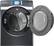 Alt View Standard 4. Samsung - 7.5 Cu. Ft. 14-Cycle Steam Electric Dryer - Onyx.