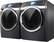 Alt View Standard 6. Samsung - 7.5 Cu. Ft. 14-Cycle Steam Electric Dryer - Onyx.