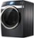Left Standard. Samsung - 7.5 Cu. Ft. 14-Cycle Steam Electric Dryer - Onyx.