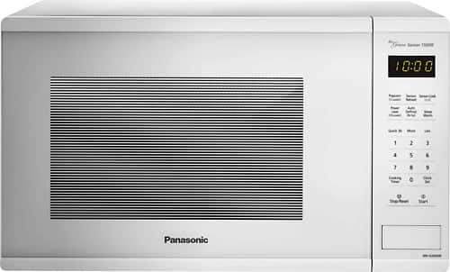 Panasonic - 1.3 Cu. Ft. Mid-Size Microwave - White-Front_Standard 