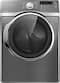 Samsung - 7.4 Cu. Ft. 13-Cycle Steam Electric Dryer - Platinum-Front_Standard