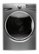 Front Zoom. Whirlpool - 4.5 cu. ft. 12-Cycle High-Efficiency Front Load Washer with Steam - Chrome Shadow.
