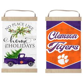 Jardine - Clemson Tigers 12" x 20" Reversible Banner Sign - White