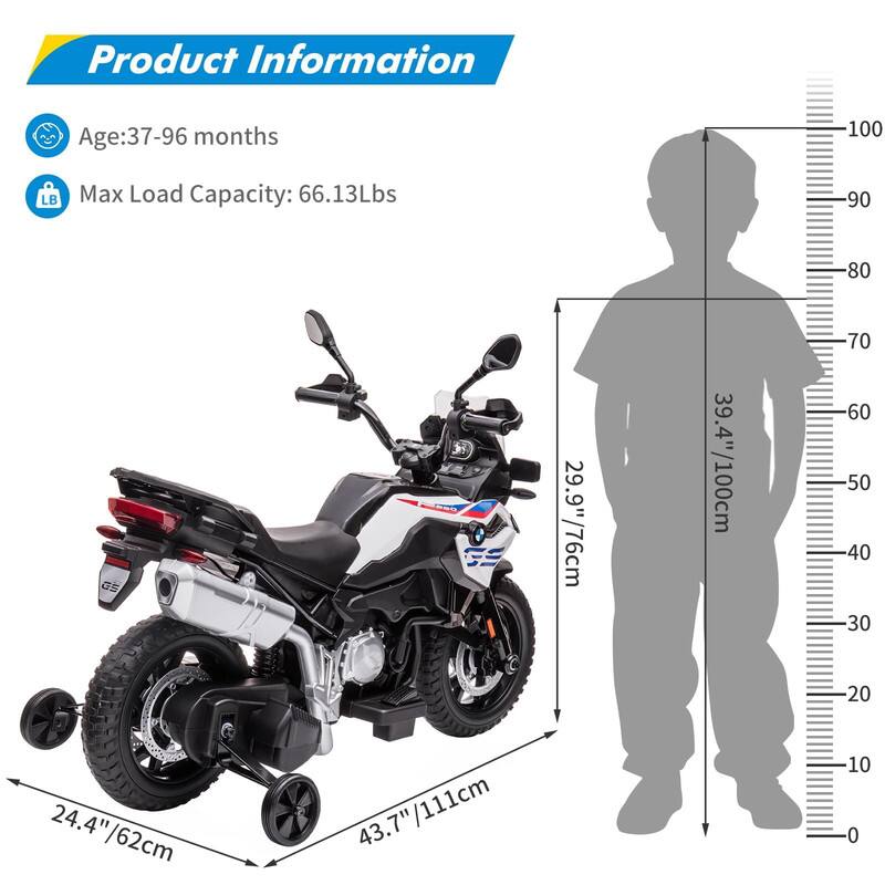 Product Information

- Age: 37-96 months
- Max Load Capacity: 66.13 Lbs

Dimensions:
- Height: 29.9" / 76 cm
- Seat Height: 39.4" / 100 cm
- Wheelbase: 43.7" / 111 cm
- Wheel Diameter: 24.4" / 62 cm