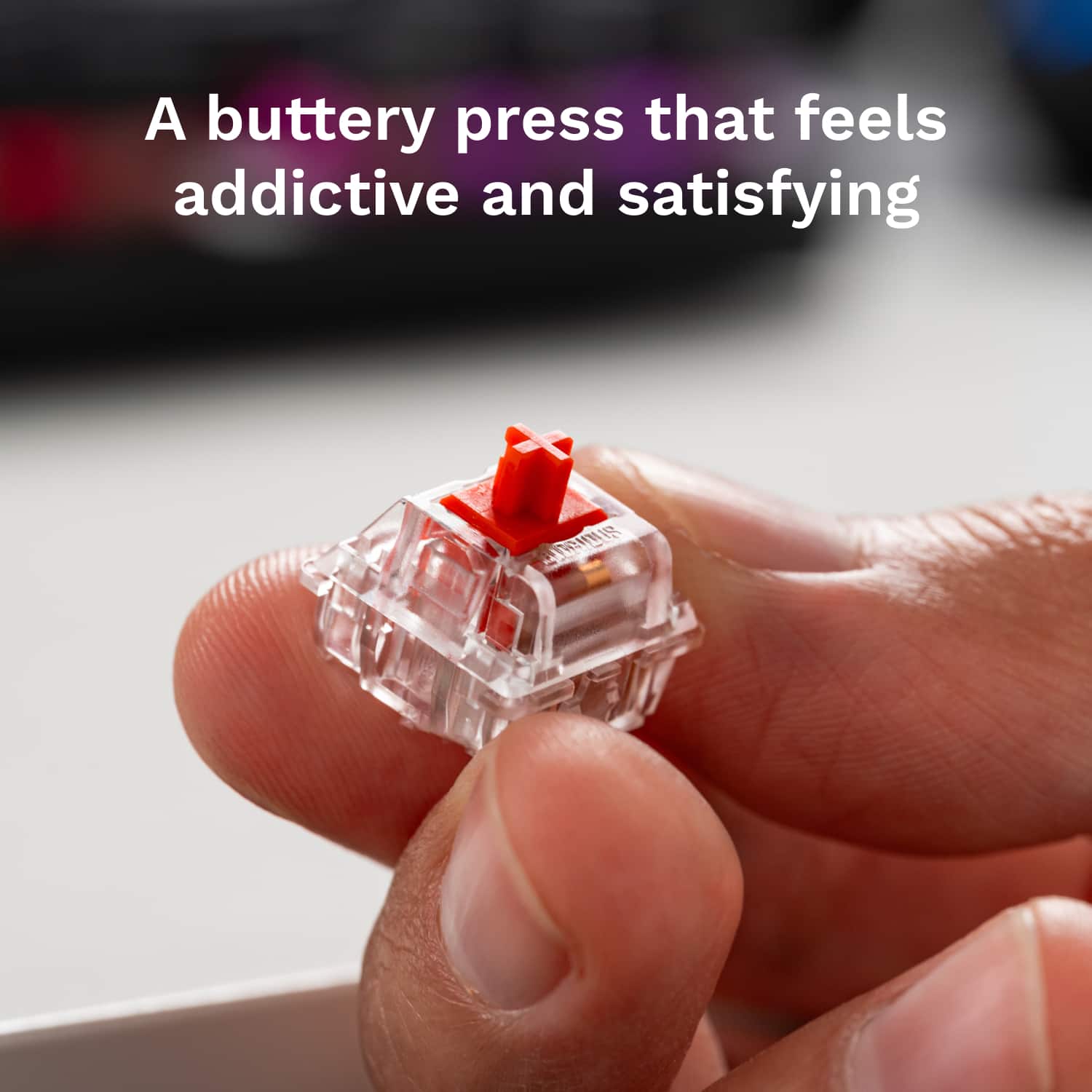 A buttery press that feels addictive and satisfying is a device that is designed to provide a pleasurable and engaging experience for the user. It is typically used for typing or other tasks that require pressing buttons or keys. The device is often small and portable, making it easy to carry around and use in various settings. The tactile feedback and satisfying feel of the buttons or keys can make the experience more enjoyable and satisfying for the user, making it an appealing choice for those who appreciate a more engaging and interactive way of interacting with technology.