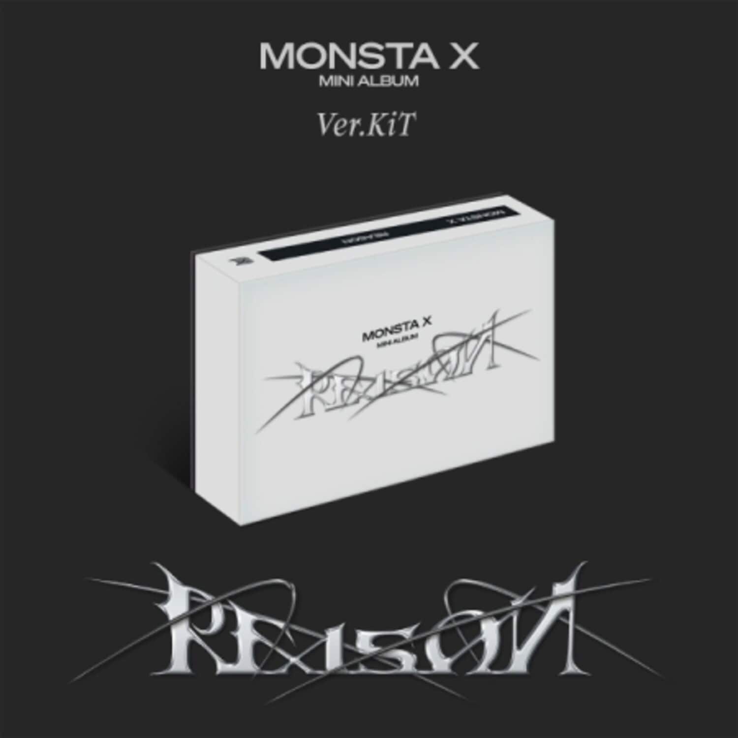 Monsta X - Reason - Air Jit - incl. Title & Credit Card, Postcard, 24 Photocards + Member Photocard  - DISCLESS DIGITAL [Digital Download]