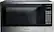 Front. Panasonic - 1.3 Cu. Ft. Mid-Size Microwave - Stainless steel/black/silver.