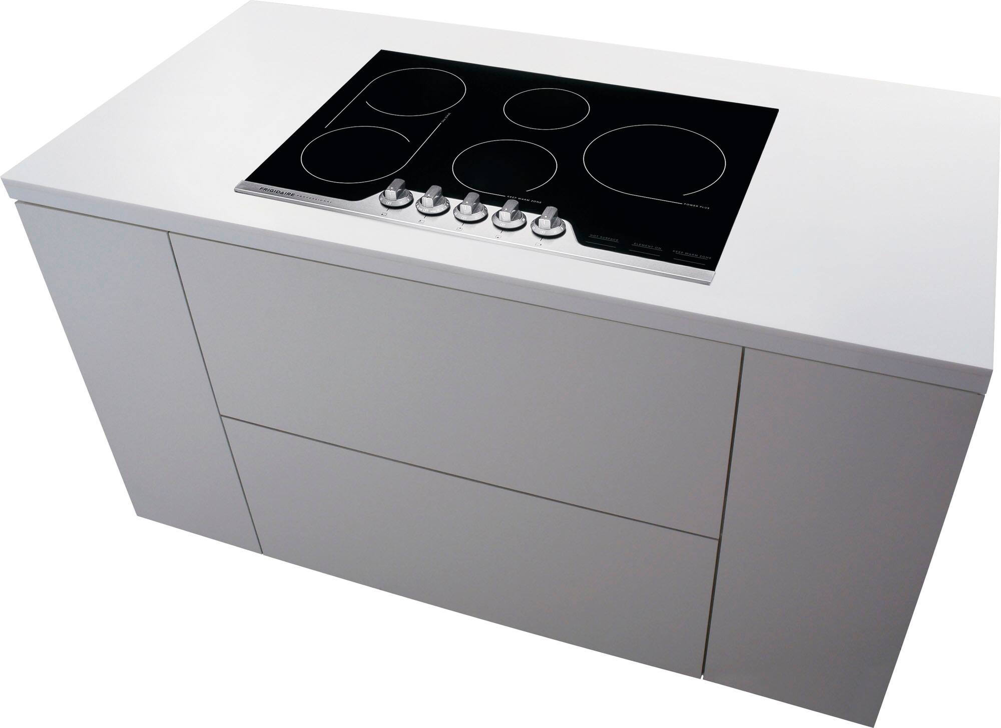 Alt View 13. Frigidaire - Professional 30" Electric Cooktop - Stainless Steel.