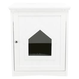 TRIXIE - Litter Box Enclosure Hide Litter Boxes Storage Drawer Indoor Cat Home - White