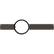Front. Niles - 7" Ceiling-Mount Loudspeaker Bracket (Pair) - Black.