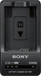 Sony - W Series Battery Charger - Black - Front_Zoom