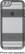 Alt View 1. PELICAN - VOYAGER Hard Shell Case for iPhone 6/6s - Clear Gray.