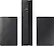Front. Samsung - 160 Watts Wireless Rear Loudspeakers (Pair) - Black.