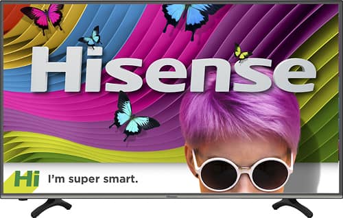 Hisense - 43" Class (42.5" Diag.) - LED - 2160p - Smart - 4K Ultra HD TV - Larger Front