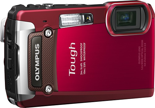 Best Buy: Olympus Tough TG-820 iHS  Digital Camera Red TG-820  IHS RED