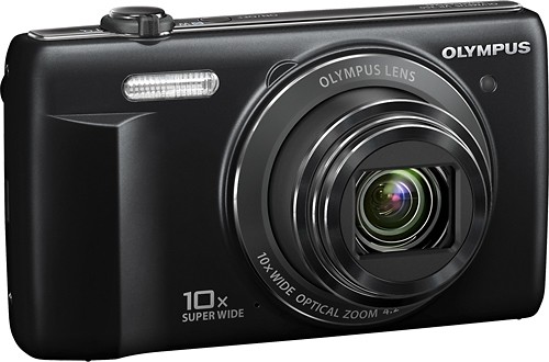 Kiezelsteen Wolk Zogenaamd Best Buy: Olympus VR-350 16.0-Megapixel Digital Camera Black VR-350 BLACK