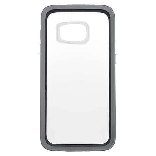 Front. OtterBox - Symmetry Series Clear Case for Samsung Galaxy S7 - Grey Crystal.