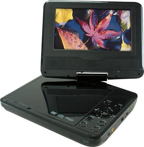 Angle Standard. Axion - 7" Widescreen Portable DVD Player with Swivel Screen.